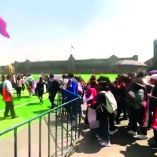 Maestros de la Coordinación de Iztapalapa exigieron en el Zócalo ser recibidos por las comisiones de educación de la capital.