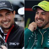 Fernando Alonso tuvo un gesto insólito con 'Checo' Pérez en plena pista.