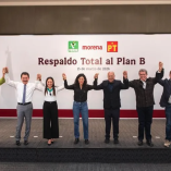 Morena, PT y PVEM respaldaron el plan B de reforma electoral propuesto por la presidenta Claudia Sheinbaum.