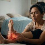 El dolor en los talones puede reducirse con algunos movimientos de los pies.