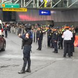 Algunos elementos de la Guardia Nacional realizaron de manera verbal el retiro de los autos por aplicación, pero el personal asignado fue insuficiente.