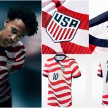 El jersey de local que usará Estados Unidos en el Mundial 2026.
