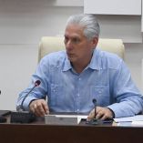 El presidente de Cuba, Miguel Díaz-Canel