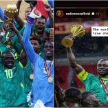 Sadio Mané expresó su molestia en redes sociales tras el fallo de la CAF.