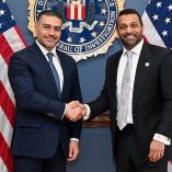 Omar García Harfuch y Kash Patel