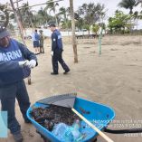 Las labores para retirar residuos de hidrocarburo en playas del Golfo de México mantienen un avance del 88 por ciento