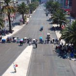 Bloqueo de la CNTE en Reforma.