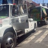 La zona fue cubierta con tierra, de manera provisional, en tanto se llevan a cabo estudios y trabajos de reparación