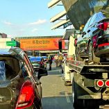 OPERATIVO: Agentes de la Guardia Nacional revisan a taxistas y conductores de aplicación en el AICM.