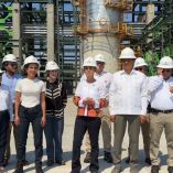 La presidenta Claudia Sheinbaum Pardo informó en sus redes sociales que la planta coquizadora que se construye en la refinería de Salina Cruz, Oaxaca, lleva un avance del 76 por ciento.