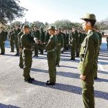 Elementos de las fuerzas militares cubanas.