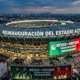 El Estadio Azteca remodelado contará con una capacidad hasta para 90,000 espectadores.