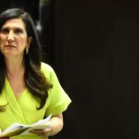 Kenia López Rabadán, presidenta de la Cámara de Diputados.