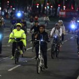 Paseo nocturno en CDMX.