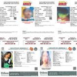 Fichas de búsqueda de menores de edad.