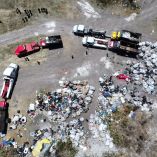 Los accesos a la unidad habitacional fueron cerrados por taxis y bicitaxis de la organización UPREZ