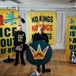 Robert De Niro reaparece en protesta contra Trump en Nueva York