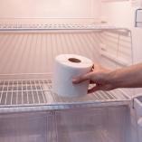 Truco de poner papel en refri.