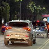 La salida de cientos de personas han provocada gran afluencia en las casetas