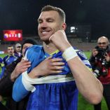 Edin Dzeko, misión cumplida.