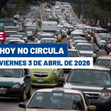 Los vehículos registrados en Estado de México, Hidalgo, Morelos, Puebla y Tlaxcala podrán circular bajo las mismas restricciones