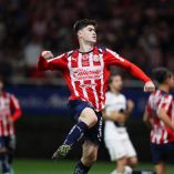 Armando González celebra el penal contra los Pumas, el pasado domingo.