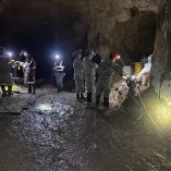 A más de 312 horas de trabajo, un segundo minero fue localizado con vida en la mina de oro Santa Fe, en El Rosario, Sinaloa.