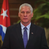 El presidente de Cuba pidió a la comunidad internacional crear un instrumento vinculante que exija el levantamiento inmediato de las sanciones.