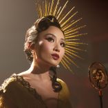 “Cat” (Li Jun Li) in a scene from Prime Video’s Spider-Noir (Courtesy of Aaron Epstein)