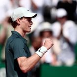 Jannik Sinner celebra el pase a su tercera final consecutiva de un Master 1000