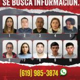Autoridades exhiben los rostros de los más peligrosos de la frontera.