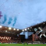 El Villa Park de Birmingham, listo para las semifinales de la Europa League.