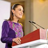 Claudia Sheinbaum Pardo, durante su conferencia matutina del 16 de abril de 2026.