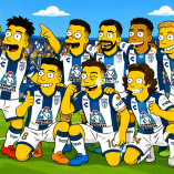 Los Tuzos del Pachuca celebraron el día mundial de Los Simpson
