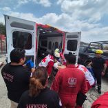 La Cruz Roja desplegó una respuesta operativa tras el ataque armado en Teotihuacán; indicó que movilizó tres ambulancias junto con un equipo de 10 paramédicos.