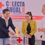 Evelyn Salgado da el banderazo a la Colecta Anual de la Cruz Roja