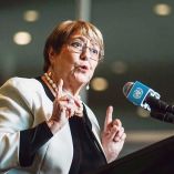 Michelle Bachelet, ex presidenta de Chile.