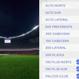 Boletos para el Cruz Azul – Necaxa: desde $360 hasta $1620 pesos