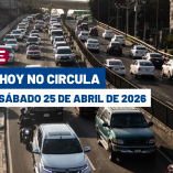 Hoy no Circula del sábado en CDMX y Edomex
