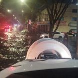 Brigadas atendieron un encharcamiento en calle Porvenir, Colonia Arboledas, Tláhuac.