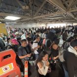 En la zona no hay personal del Sistema de Transporte Colectivo ni de la Secretaría de Movilidad o del Gobierno de la Ciudad de México