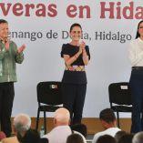 La presidenta Claudia Sheinbaum anunció en Tenango de Doria, Hidalgo, una inversión de más de 41 mil mdp para infraestructura y reconstrucción en cinco estados.