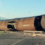 Se descarrila tren