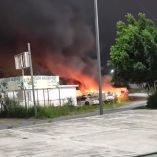 Bloqueos e incendios en Reynosa