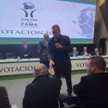 David Faitelson y José Ramón Fernández en la votación del Salón de la Fama 2026 en Pachuca.