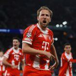 Harry Kane celebra tras anotar desde los once pasos.