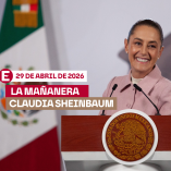 Mañanera de Sheinbaum hoy 29 de abril de 2026