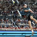 Jannik Sinner se impuso en sets corridos a la joven promesa del tenis español, Rafael Jódar, en la Caja Mágica.