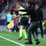 Mikel Arteta vivió un encuentro intenso en el Metropolitano.