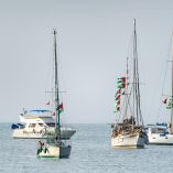 Más de 50 barcos buscan romper el bloqueo israelí con ayuda humanitaria.